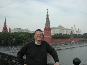 A much younger me in Moscow